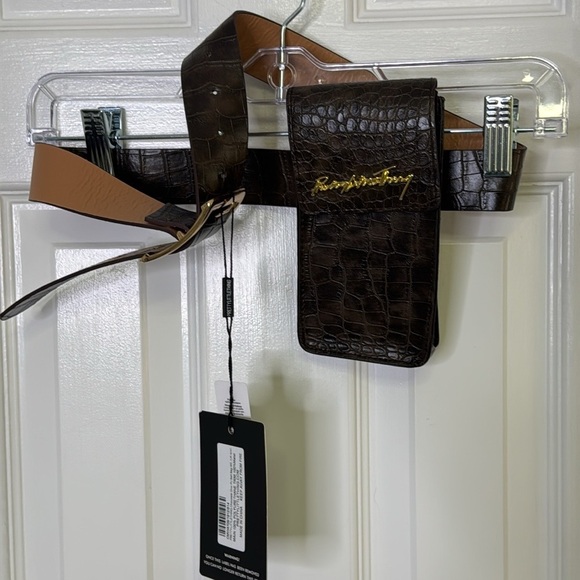 NWT PrettyLittleThing Brown and Gold Belt - Picture 4 of 7